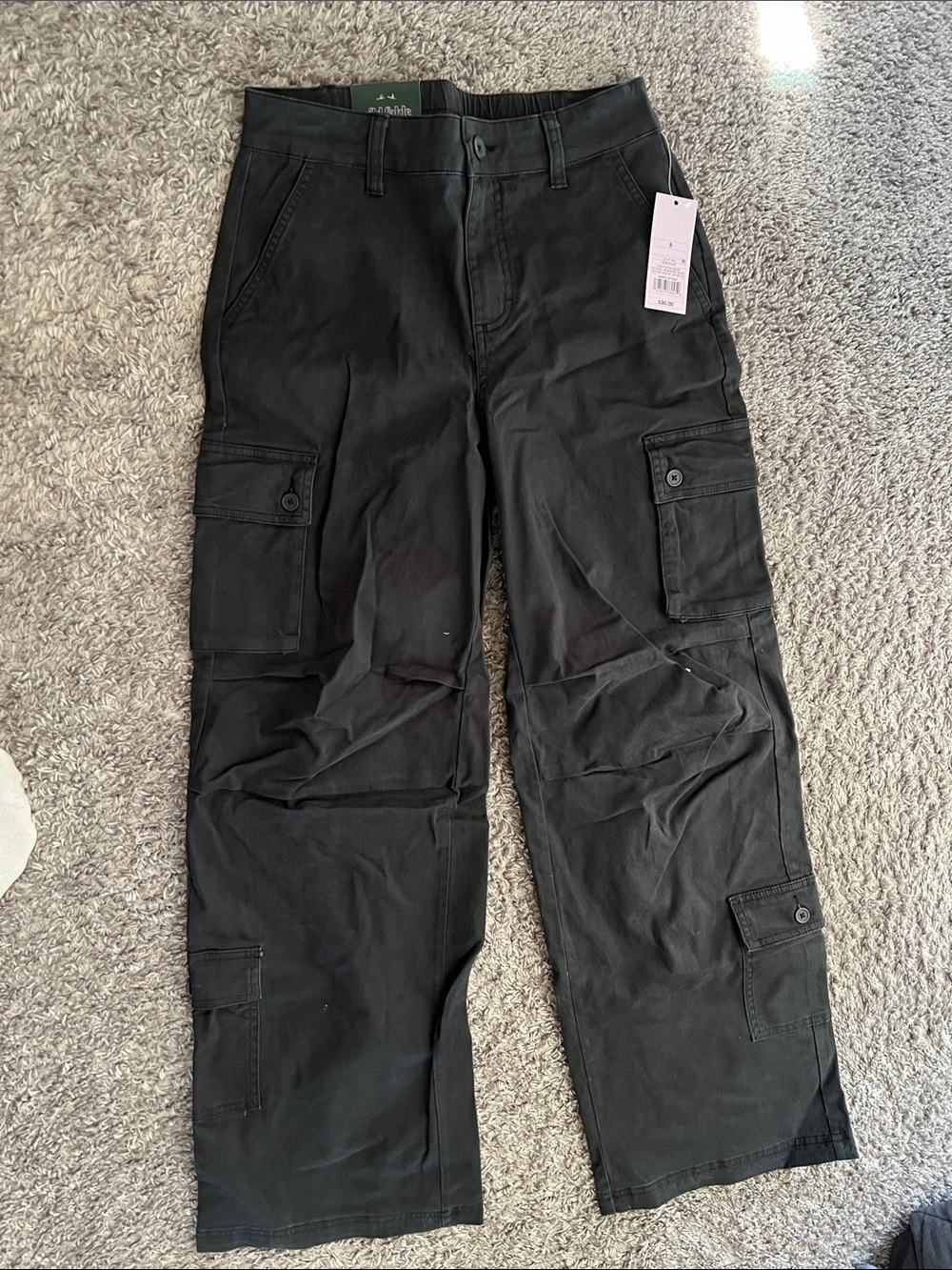 wild fable Black womans Cargo Pants with Multi Pockets